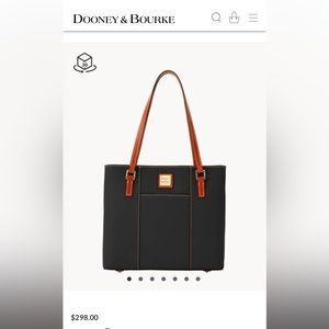 Worn once Dooney and Burke bag in brand new condition